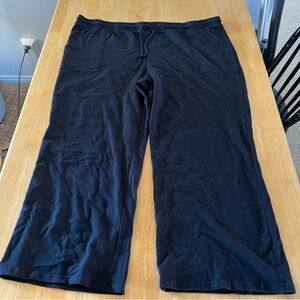 Peace Love World Black Wide Leg Pants